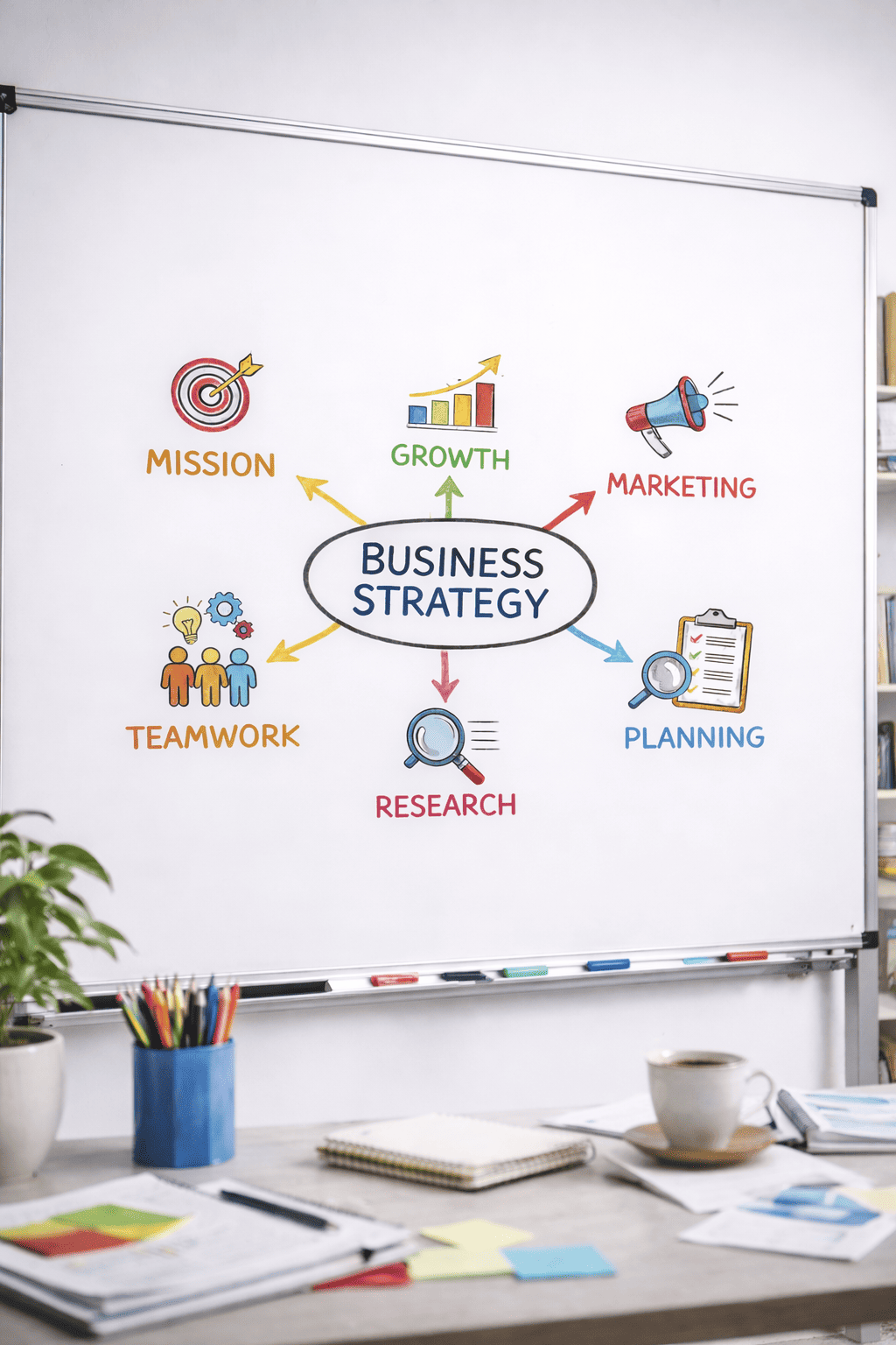 Changing and completing business strategies